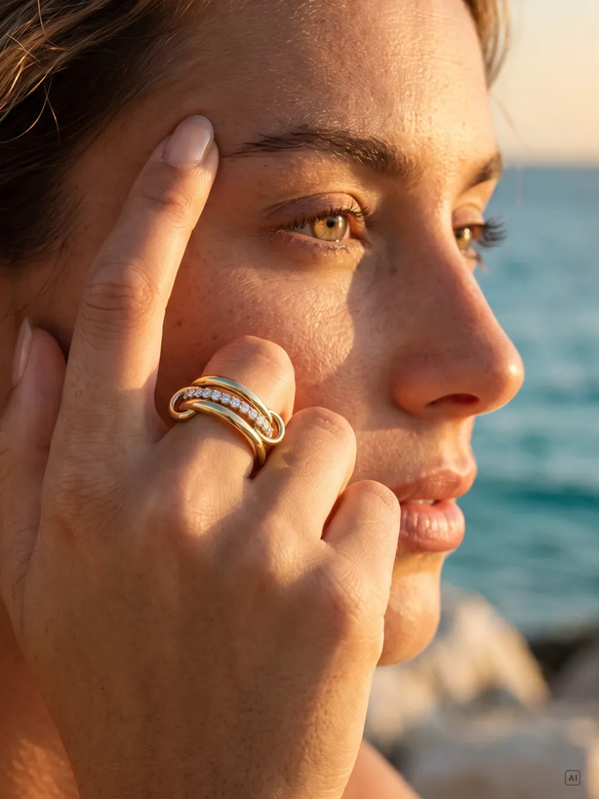 Heartfelt Link Ring