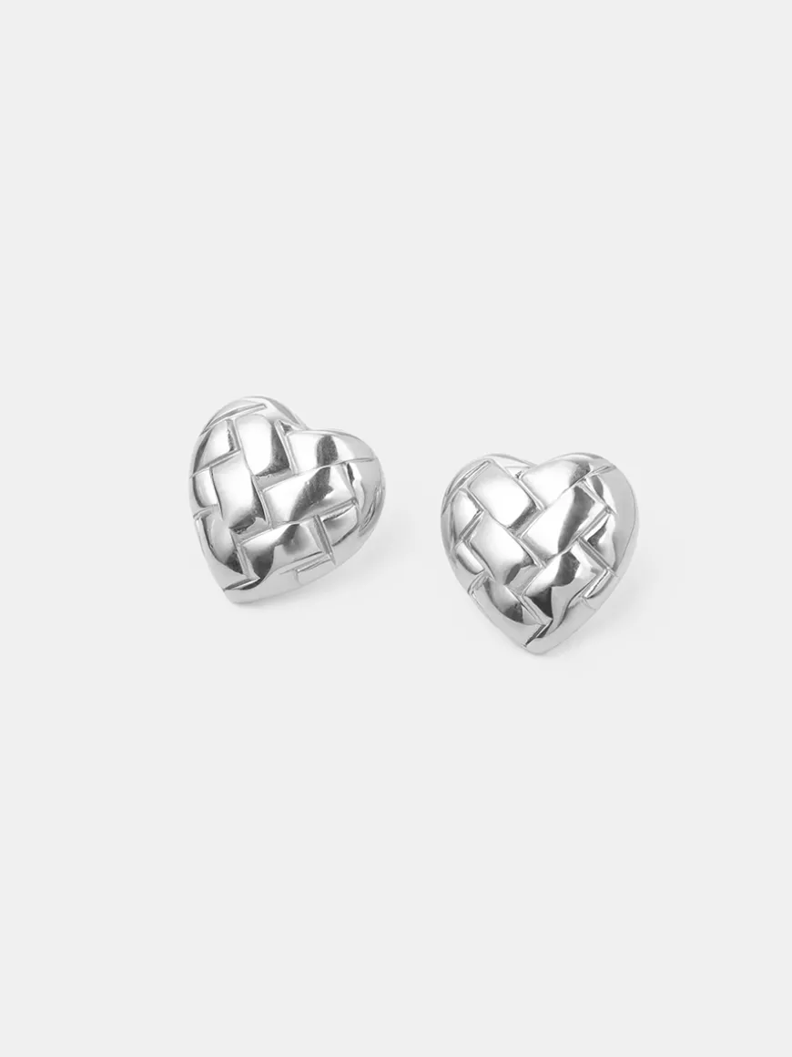 Heart Weave Ohrringe