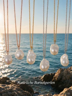 Iridescent Pearl Kette