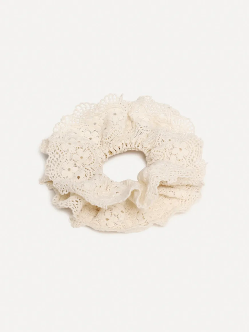 Lace Bloom Scrunchie