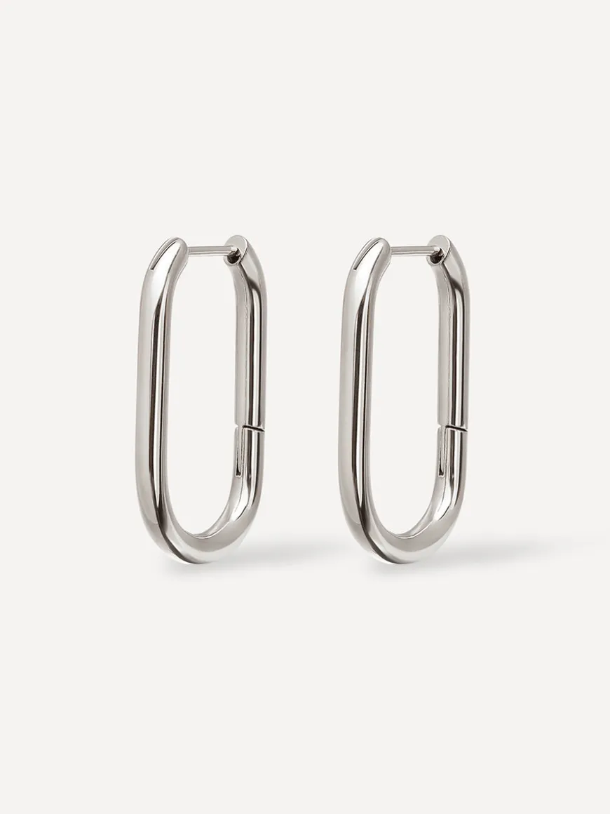 Large U Hoop Ohrringe