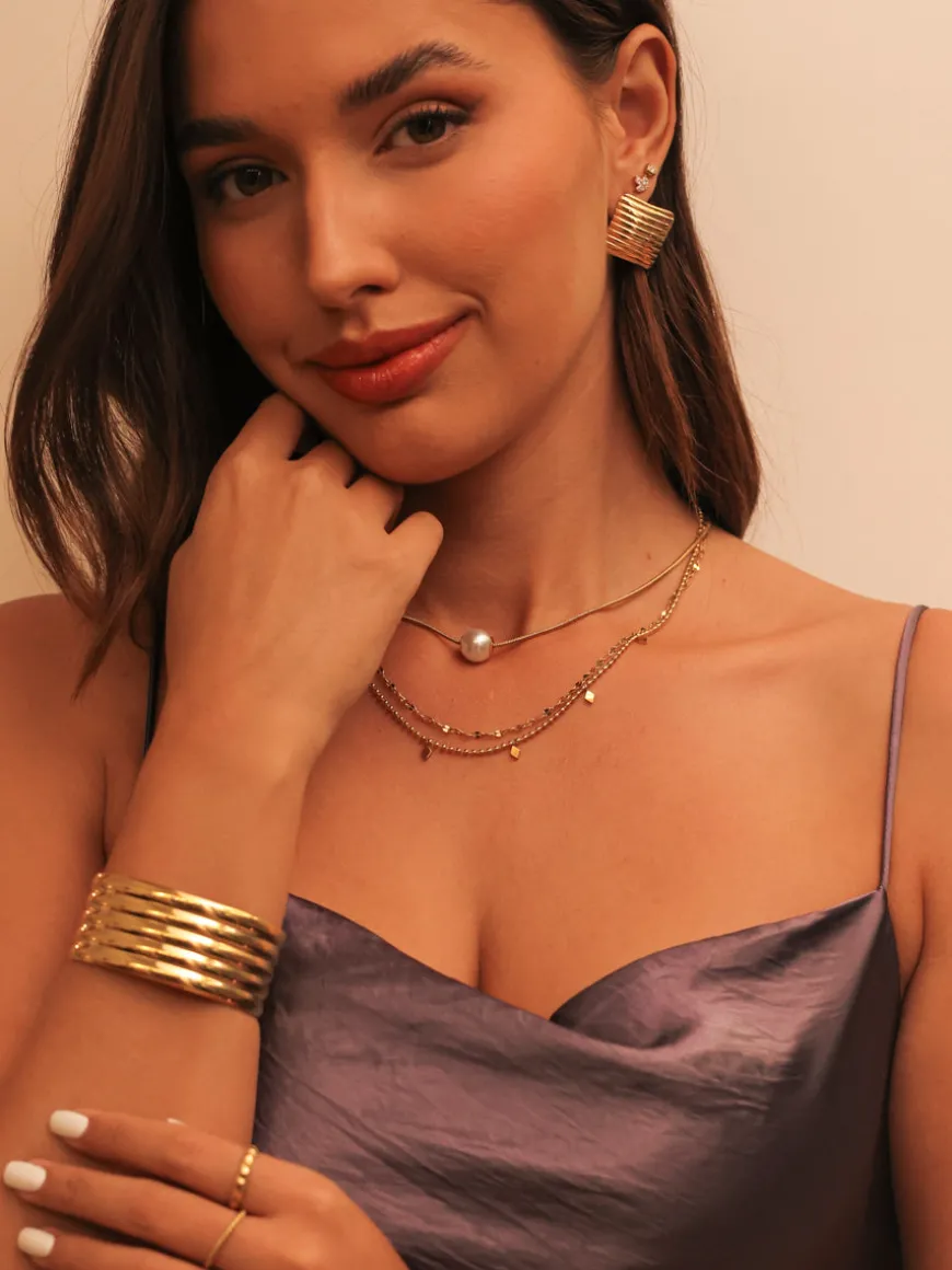 Layered Line Armcuff