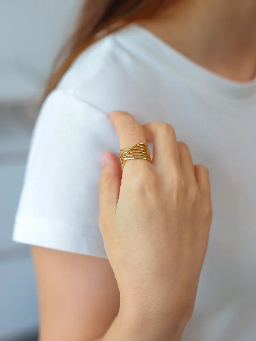 Layered Rhythm Ring