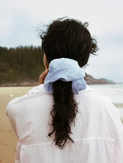 Light Flow Blue Scrunchie