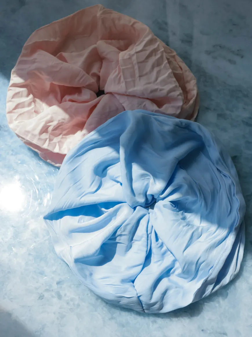 Light Flow Blue Scrunchie