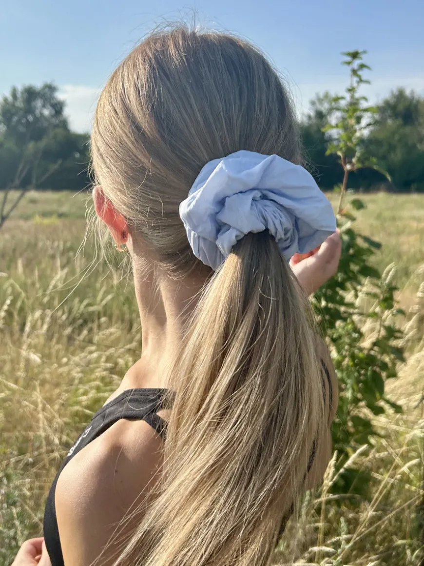 Light Flow Blue Scrunchie