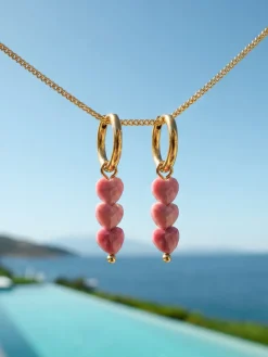 Love Droplets Pink Ohrringe