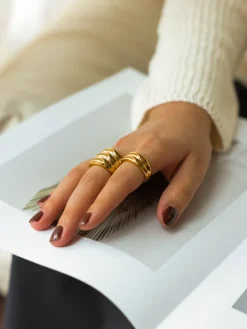 Lunar Loop Ring