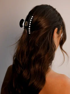 Midnight Pearl Haarklammer Black