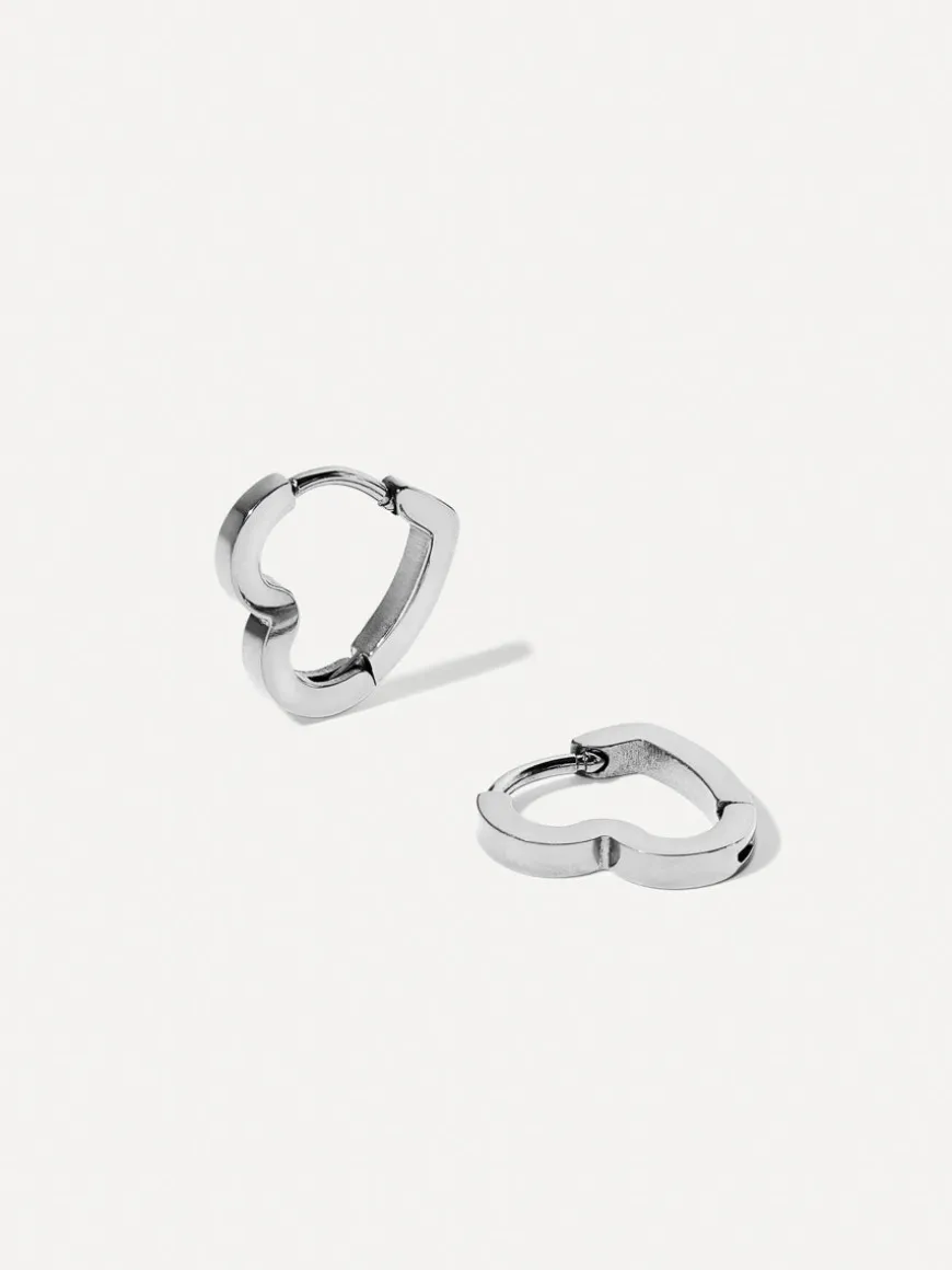Minimalist Heart Ohrringe
