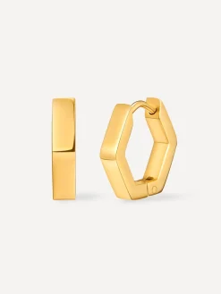 Minimalist Hexagon Ohrringe