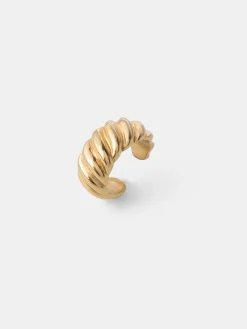 Minimal Spiral Earcuff
