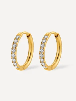 16mm CRYSTALIZED SHINE HOOP Ohrringe