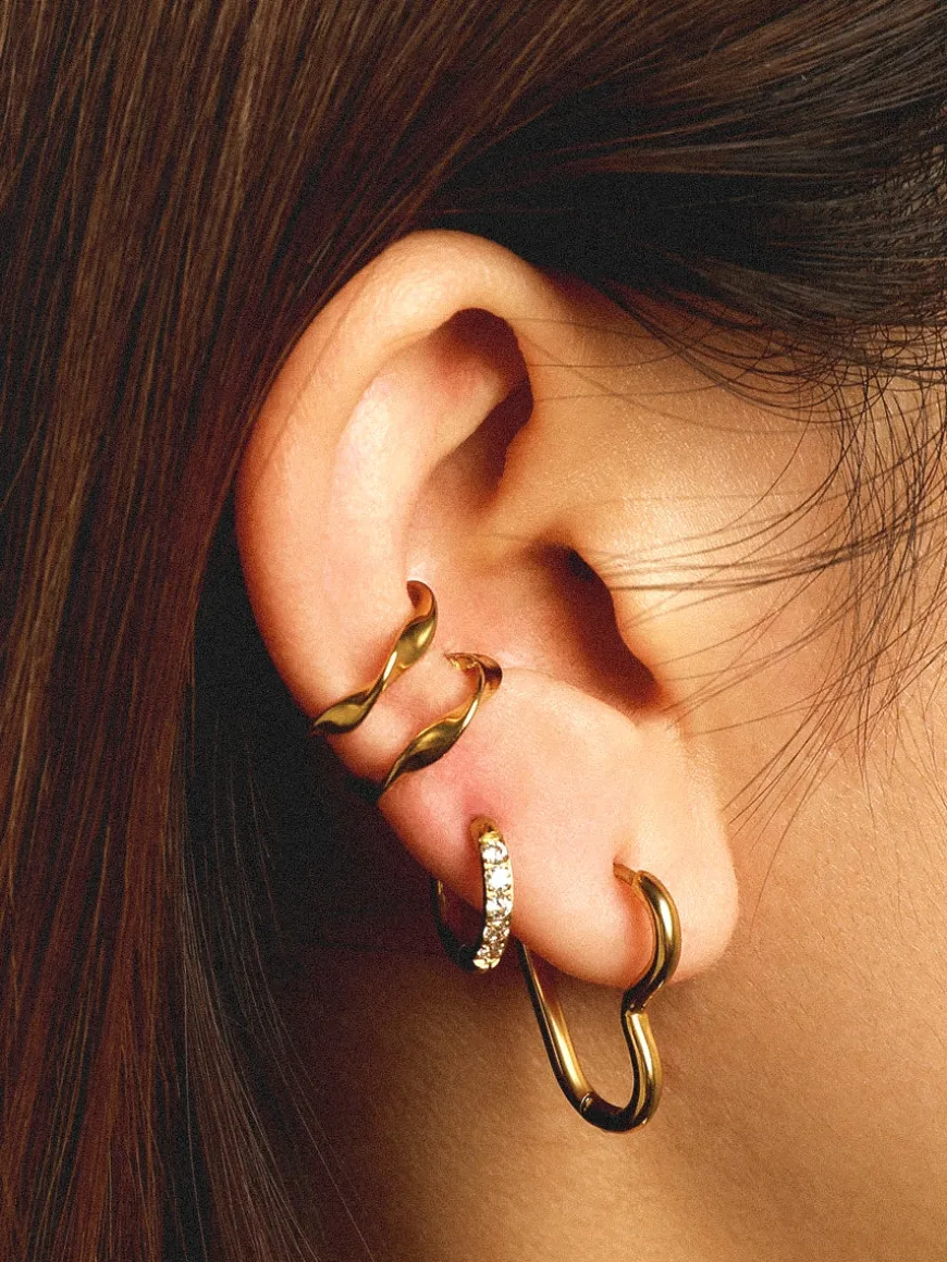 12mm CRYSTALIZED SHINE HOOP SMALL Ohrringe