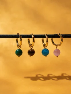 8,4mm Earth Tone Ohrring-Charm
