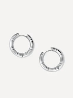24mm GLOSSY HOOPS Medium Ohrringe