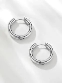 24mm GLOSSY HOOPS Medium Ohrringe