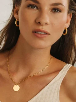 24mm GLOSSY HOOPS Medium Ohrringe