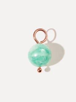 8,4mm Lake Green Ohrring-Charm