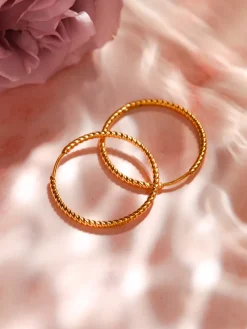 23mm Modern Twist Medium Ohrringe