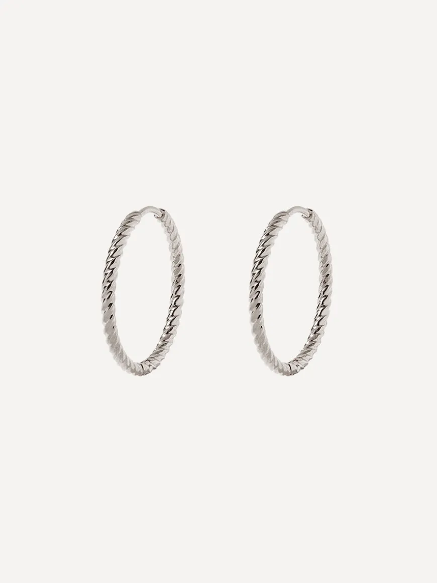 23mm Modern Twist Medium Ohrringe