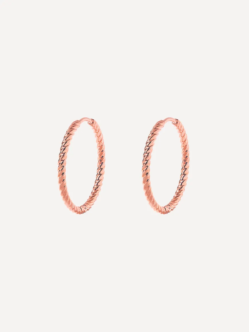 23mm Modern Twist Medium Ohrringe