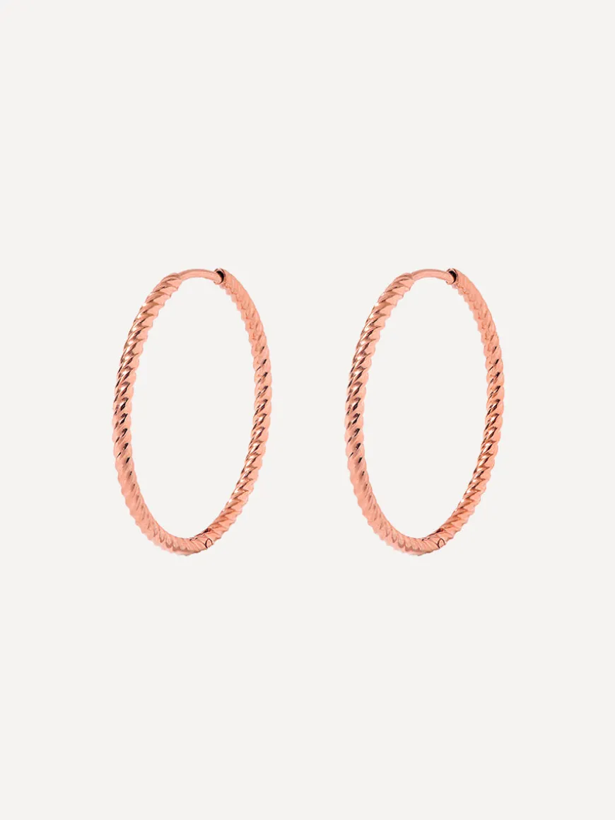 30mm Modern Twist Ohrringe