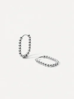 19mm Oval Bubble Ohrringe
