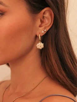 14mm Pearl Lullaby Ohrring-Charm