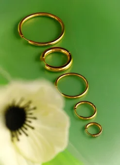 24mm SLIM HOOP MEDIUM OHRRINGE