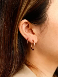 24mm SLIM HOOP MEDIUM OHRRINGE
