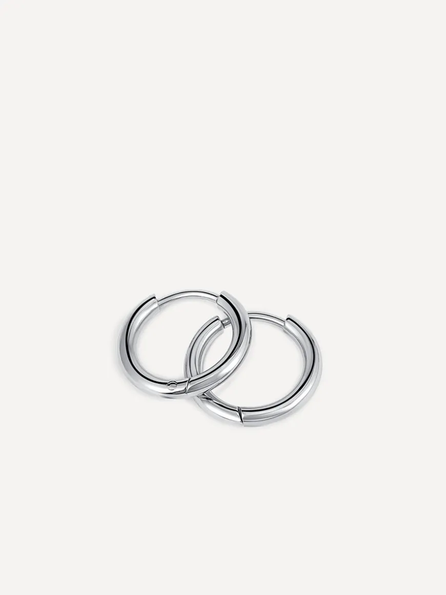 14mm SLIM HOOP Small Ohrringe