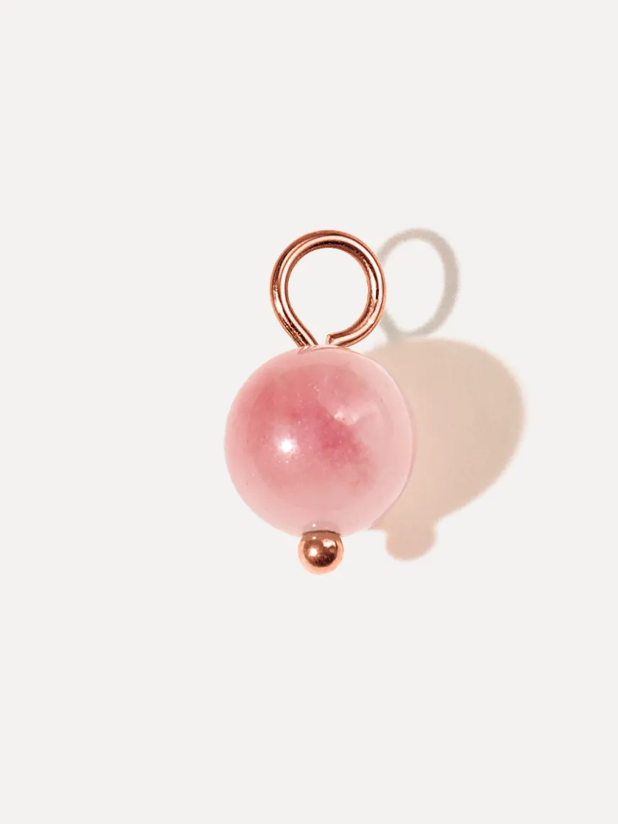 8,4mm Strawberry Pink Ohrring-Charm