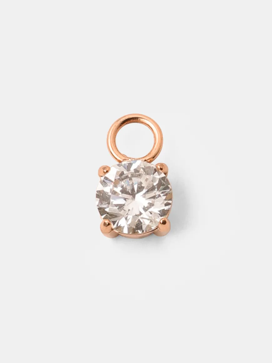 6mm Unique Sparkling Large Ohrring-Charm