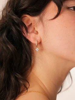 6mm Unique Sparkling Large Ohrring-Charm