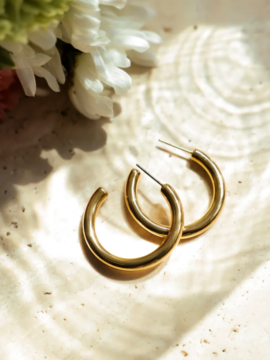 Modern Hoop Small Ohrringe