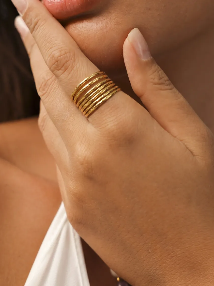 Modern Melody Ring