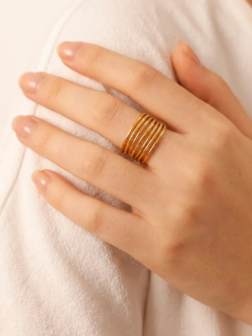 Modern Melody Ring