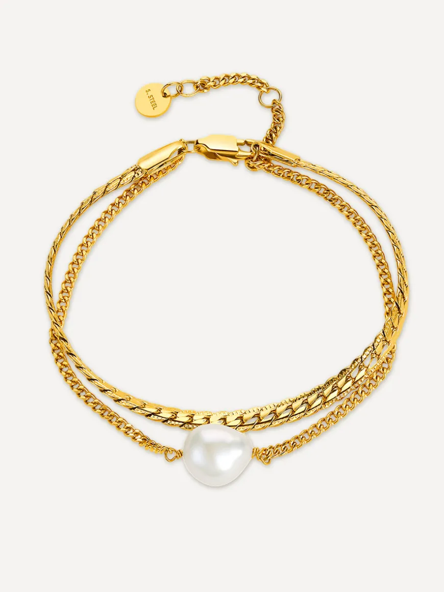 Modern Pearl Armband