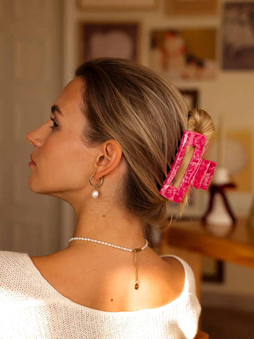 Modern Style Haarklammer Berry Pink