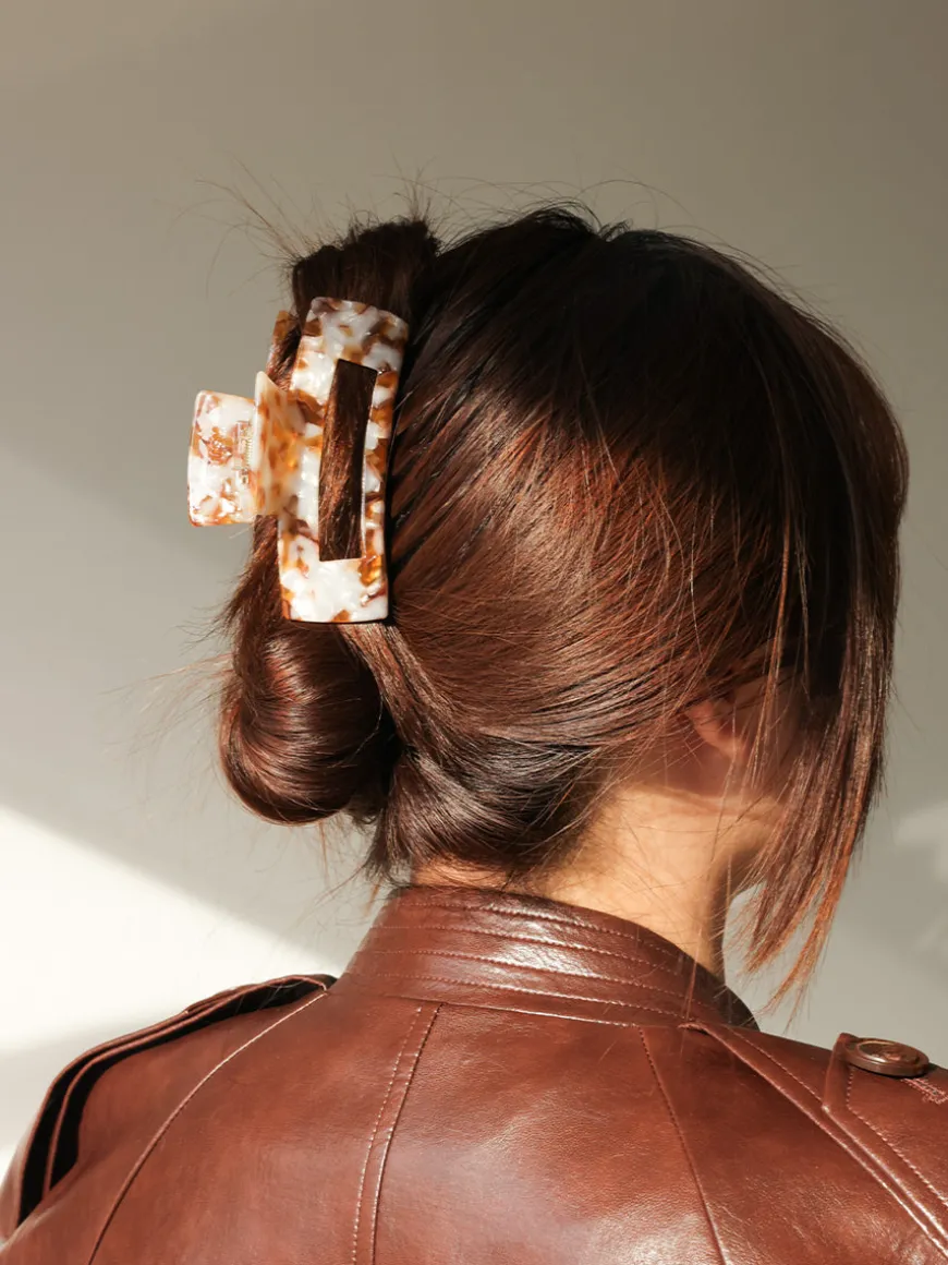 Modern Style Haarklammer Caramel Color