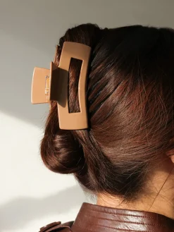 Modern Style Haarklammer Light Brown
