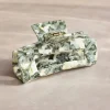 Modern Style Haarklammer Matcha Green