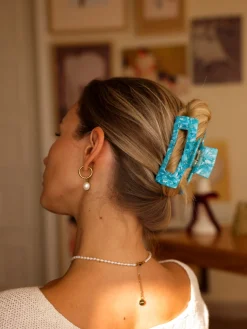 Modern Style Haarklammer Ocean Blue
