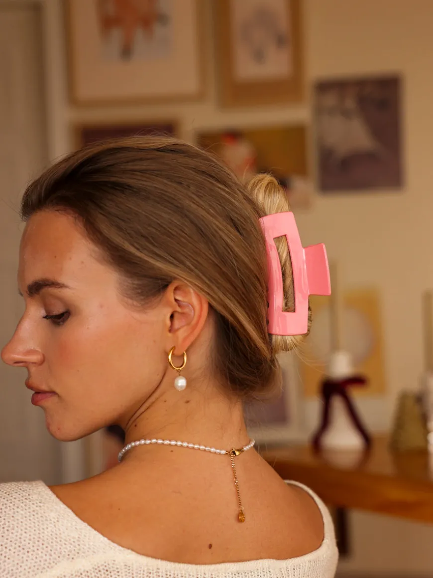 Modern Style Haarklammer Pink