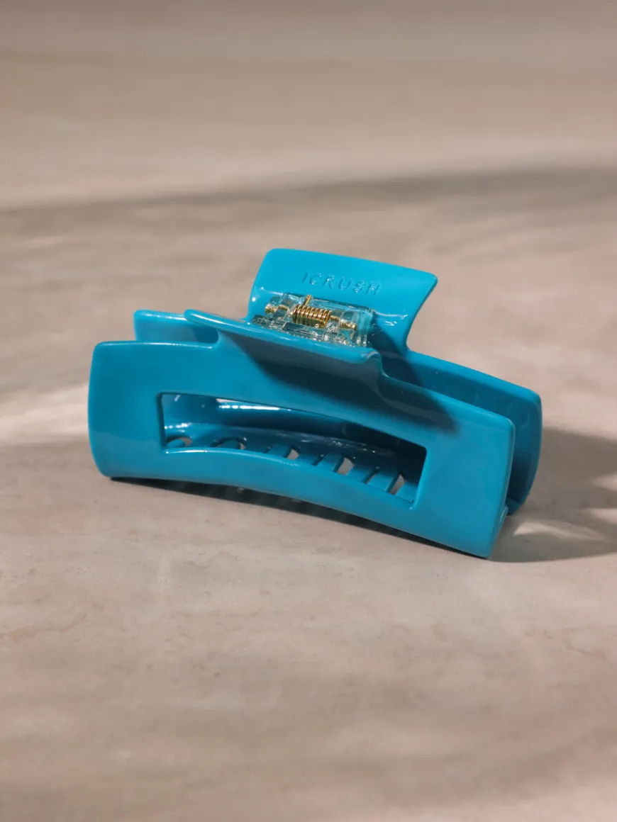 Modern Style Haarklammer Turquoise Blue