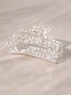 Modern Style Haarklammer White Floral