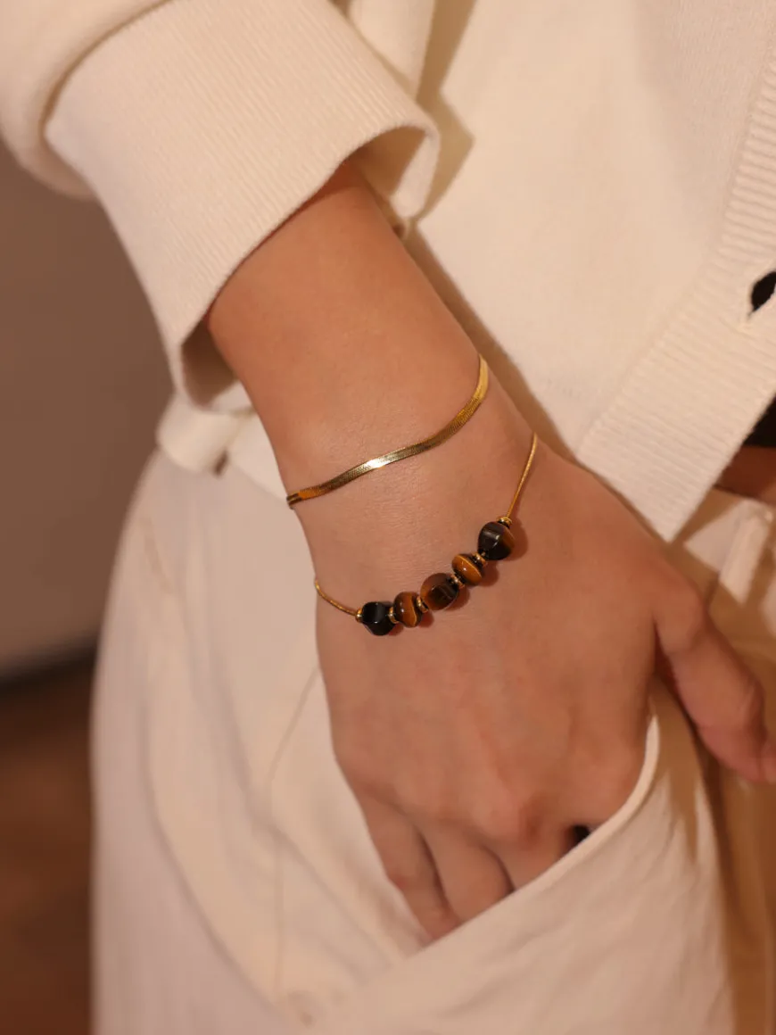 Modern Tiger's Eye ARMBAND