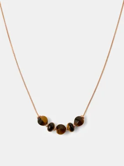 Modern Tiger's Eye Kette