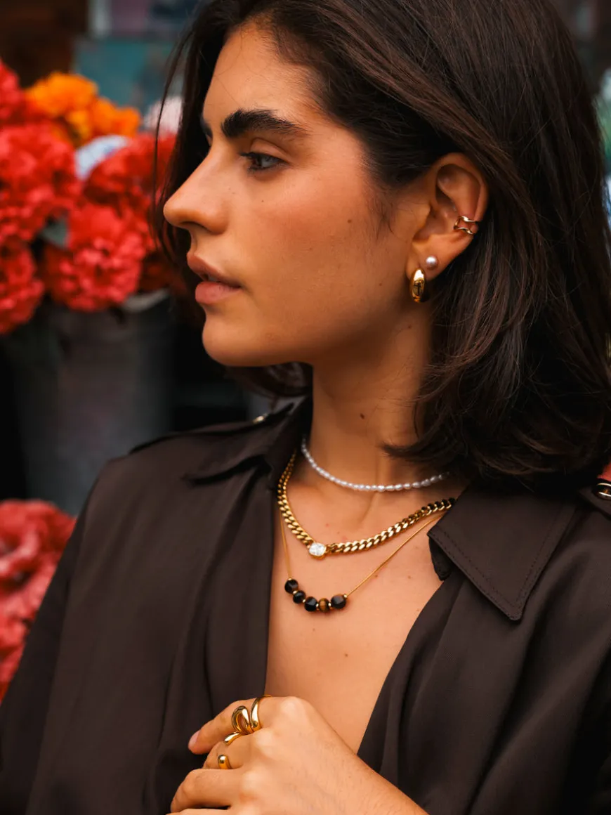 Modern Tiger's Eye Kette